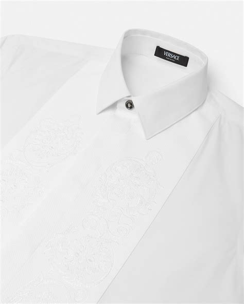 versace collection weißes hemd|Versace shirts online.